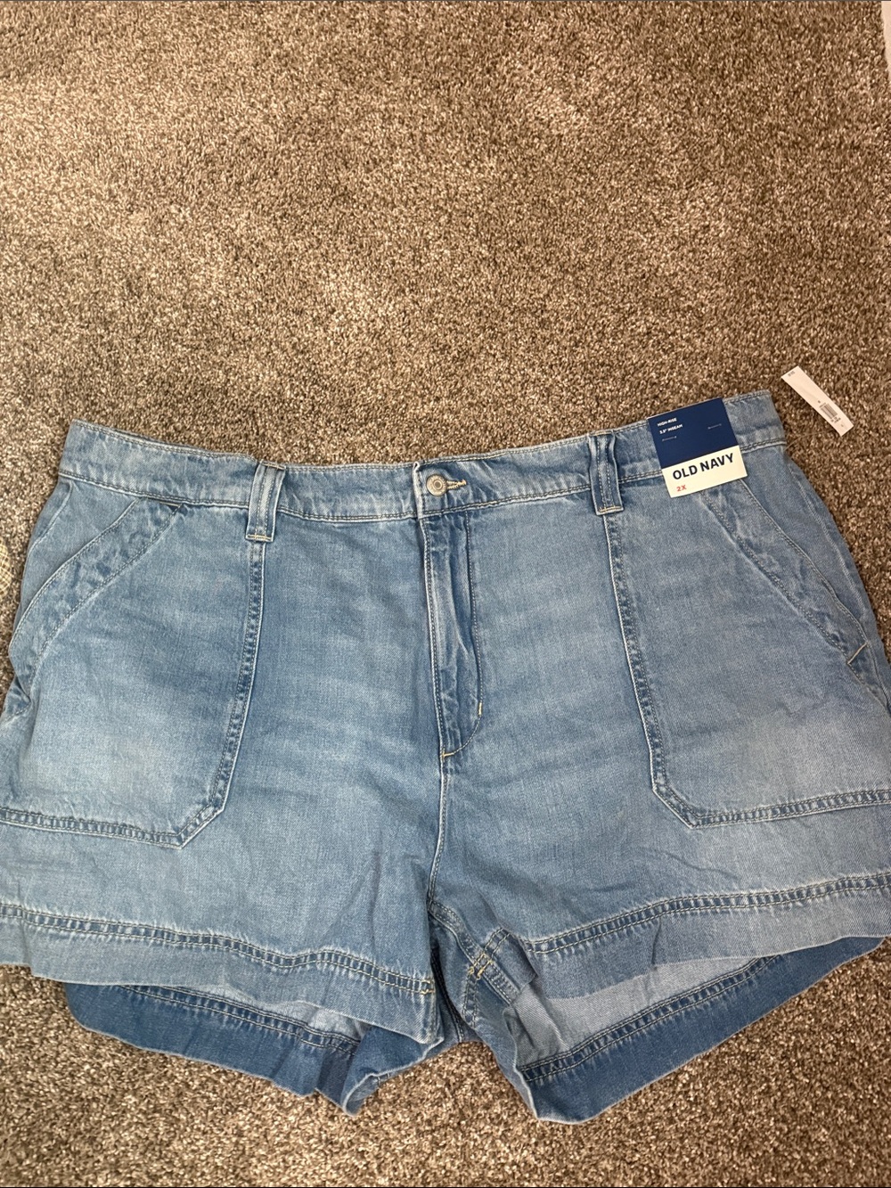 Old Navy Light Wash Denim Shorts - Casual Women's Jean Shorts